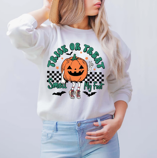 Trick or treat, smell my feet