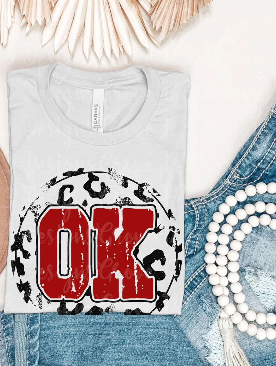 Oklahoma, black cheetah print