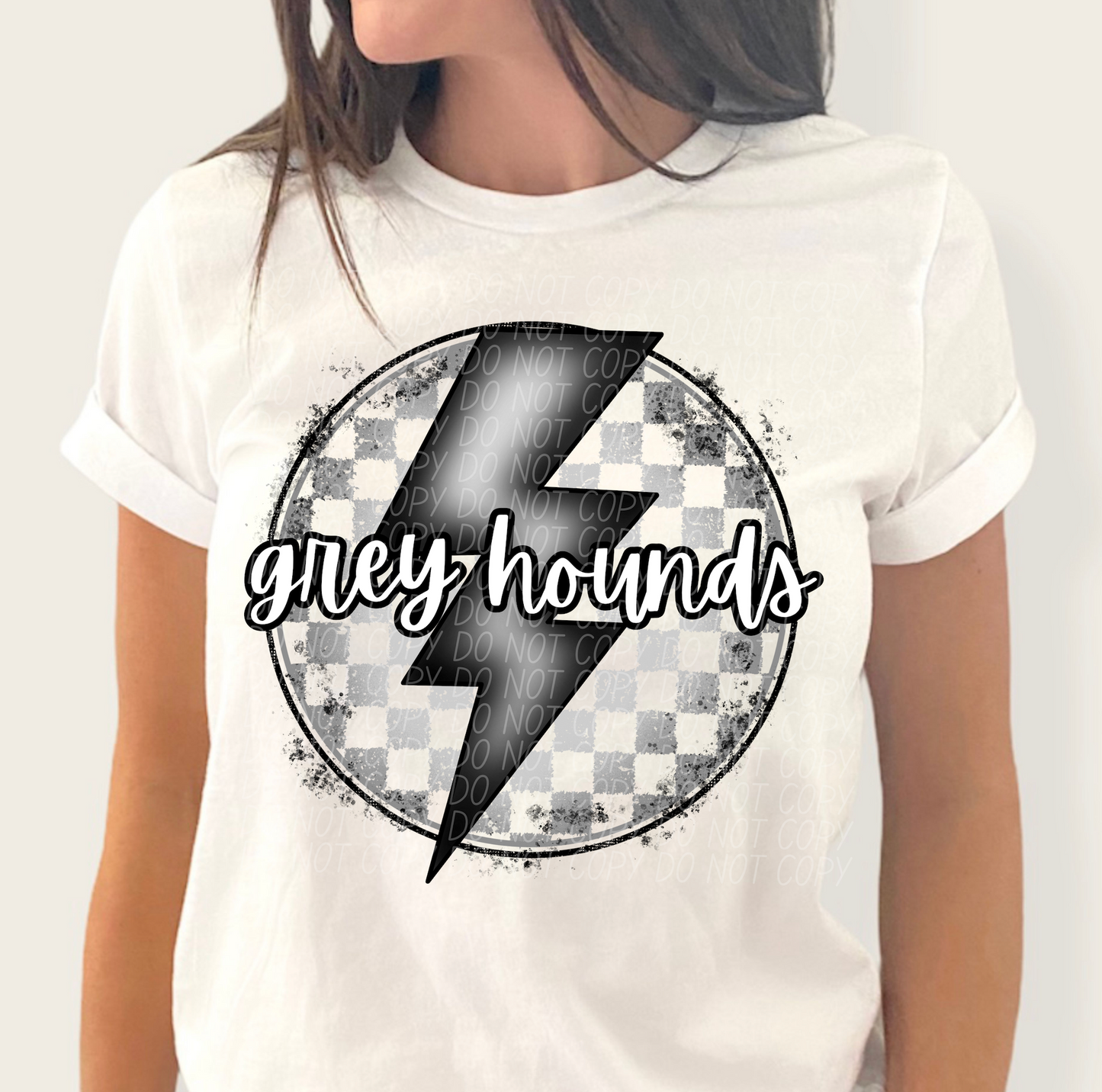 Grey Hounds Checkered Bolt