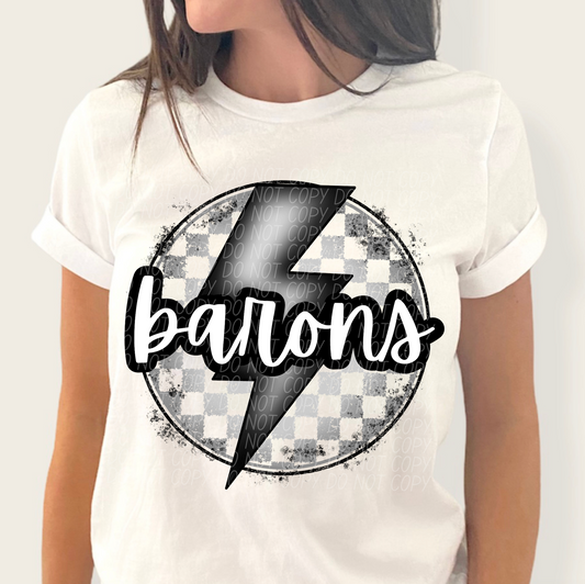 Barons Checkered Bolt