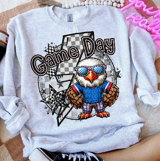Game Day Eagles Red/White/Blue (Checkered)