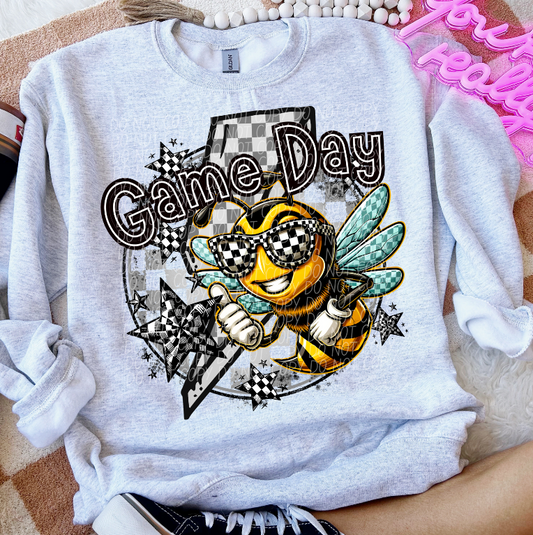 Game Day Yellow Jackets (Checkered)