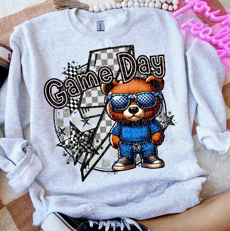 Game Day Bears (Checkered)