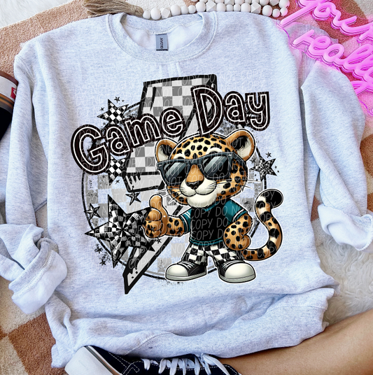 Game Day Leopards (Checkered)