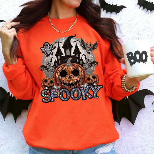 Spooky Rhinestone Pumpkins