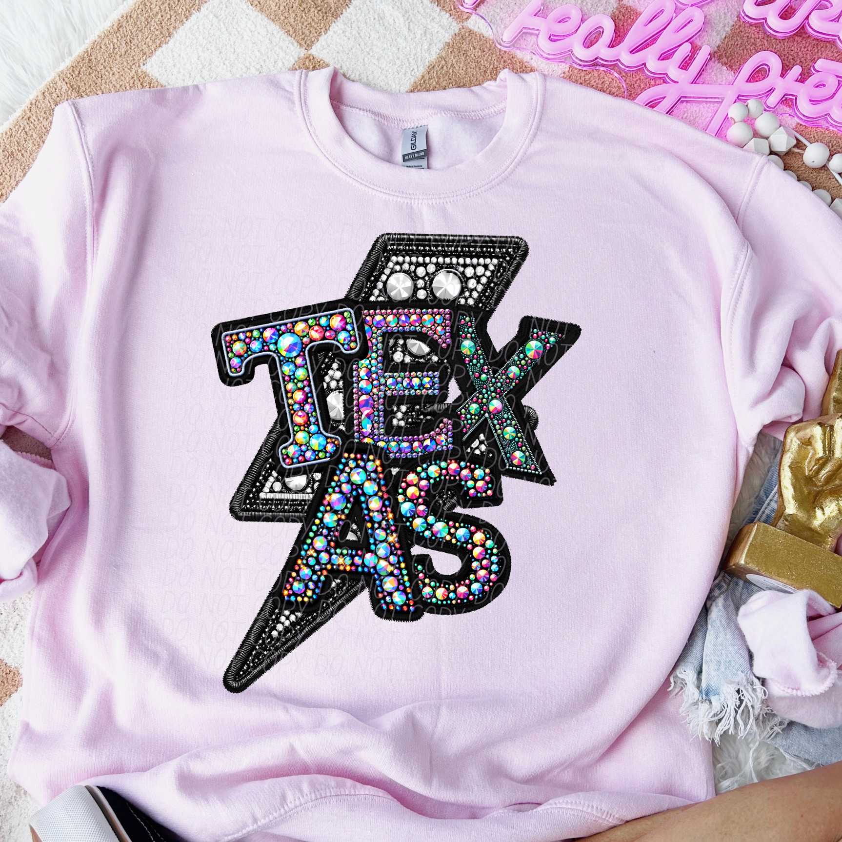 Texas (rhinestones) – Earthline Customs