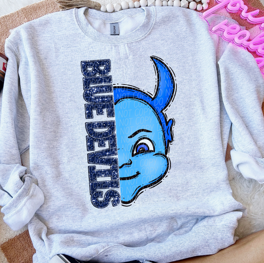 Blue Devils (rhinestones)