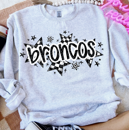 Broncos (checkered stars)