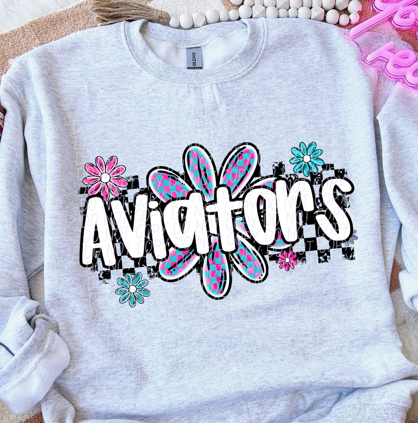 Aviators (checker flower mascots)