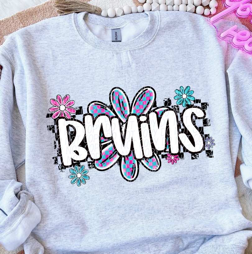 Bruins (checker flower mascots)