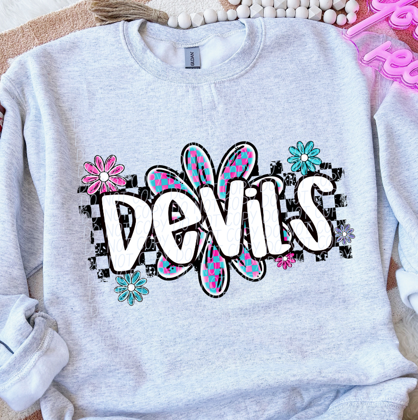 Devils (checker flower mascots)