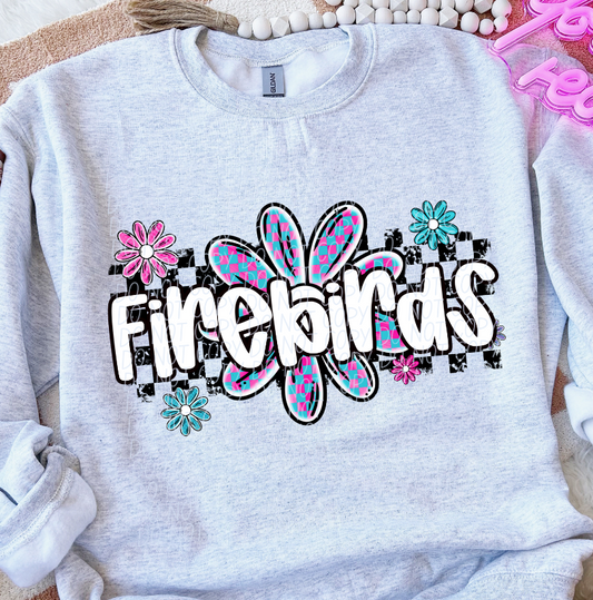 Firebirds (checker flower mascots)