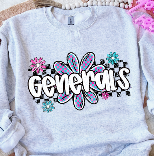 Generals (checker flower mascots)