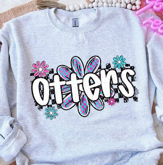 Otters (checker flower mascots)