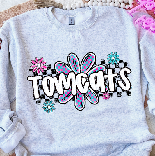 Tomcats (checker flower mascots)