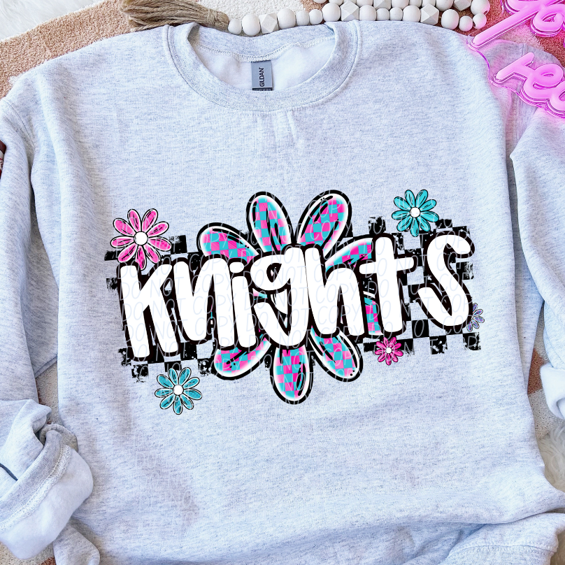 Knights (checker flower mascots)