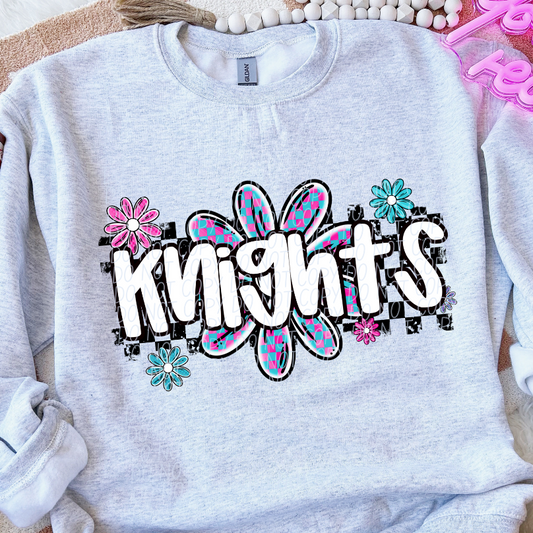 Knights (checker flower mascots)