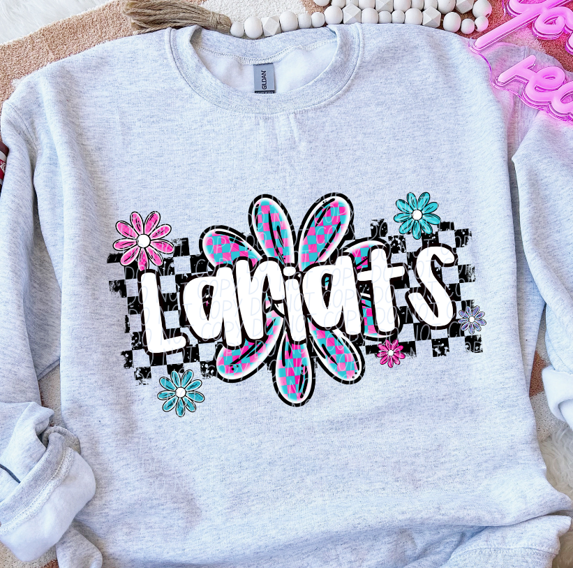 Lariats (checker flower mascots)