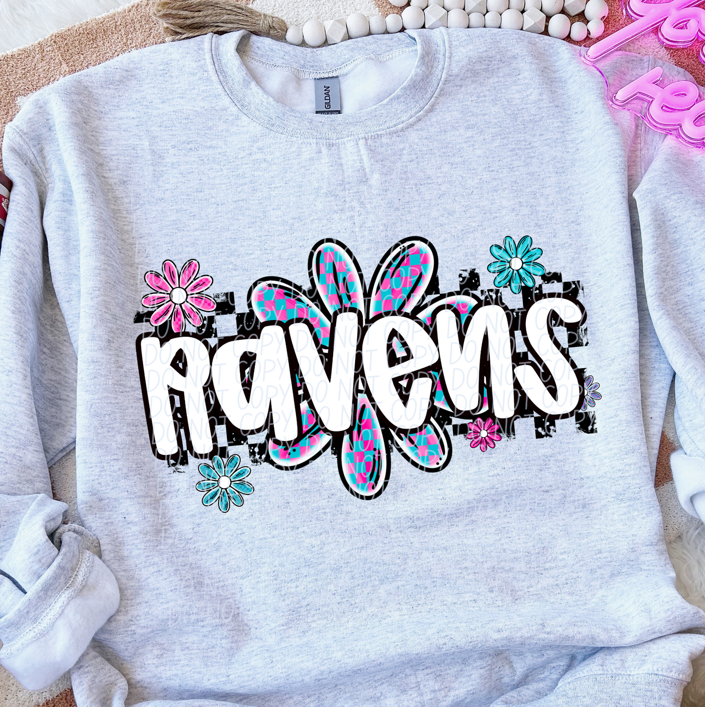 Ravens (checker flower mascots)