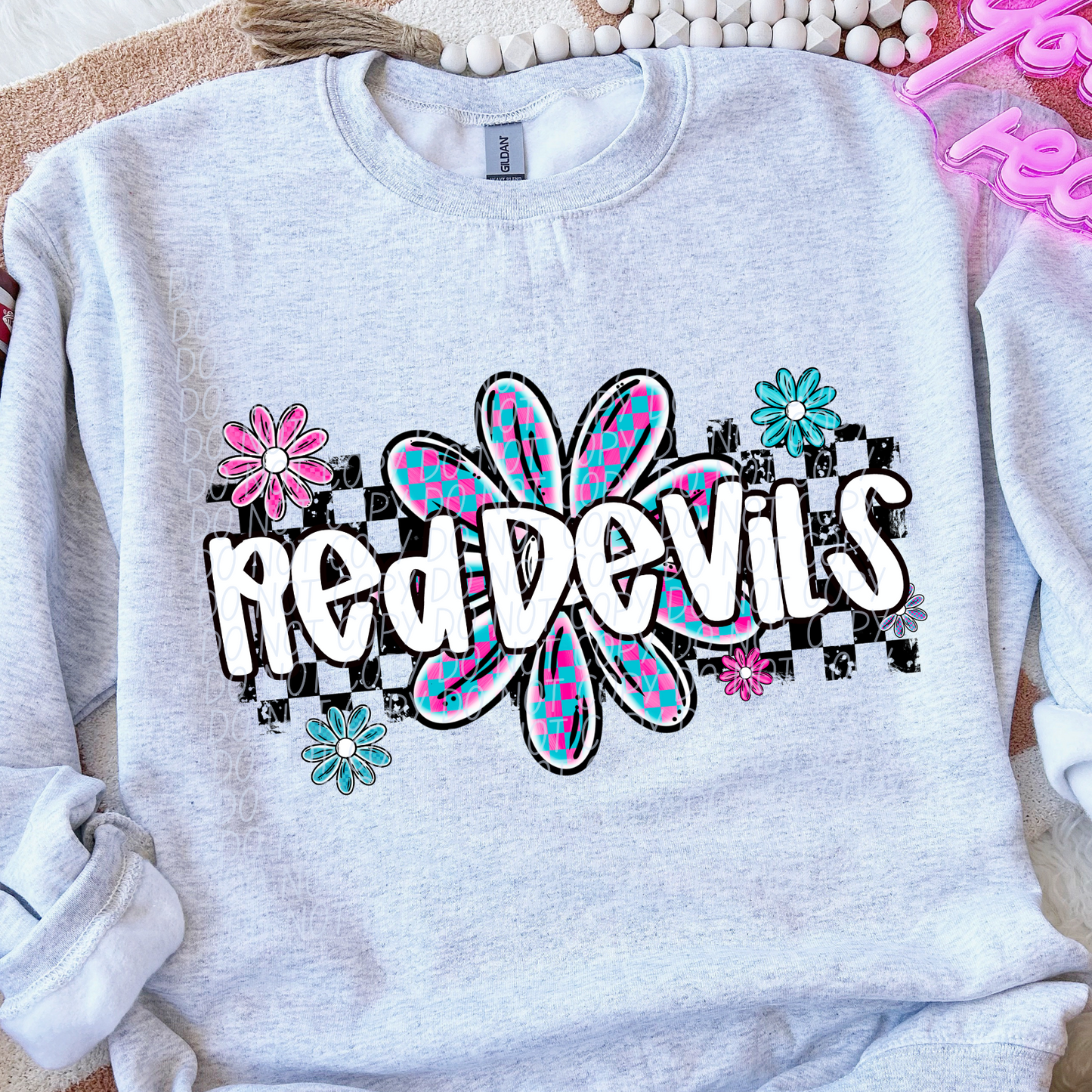 Red Devils (checker flower mascots)