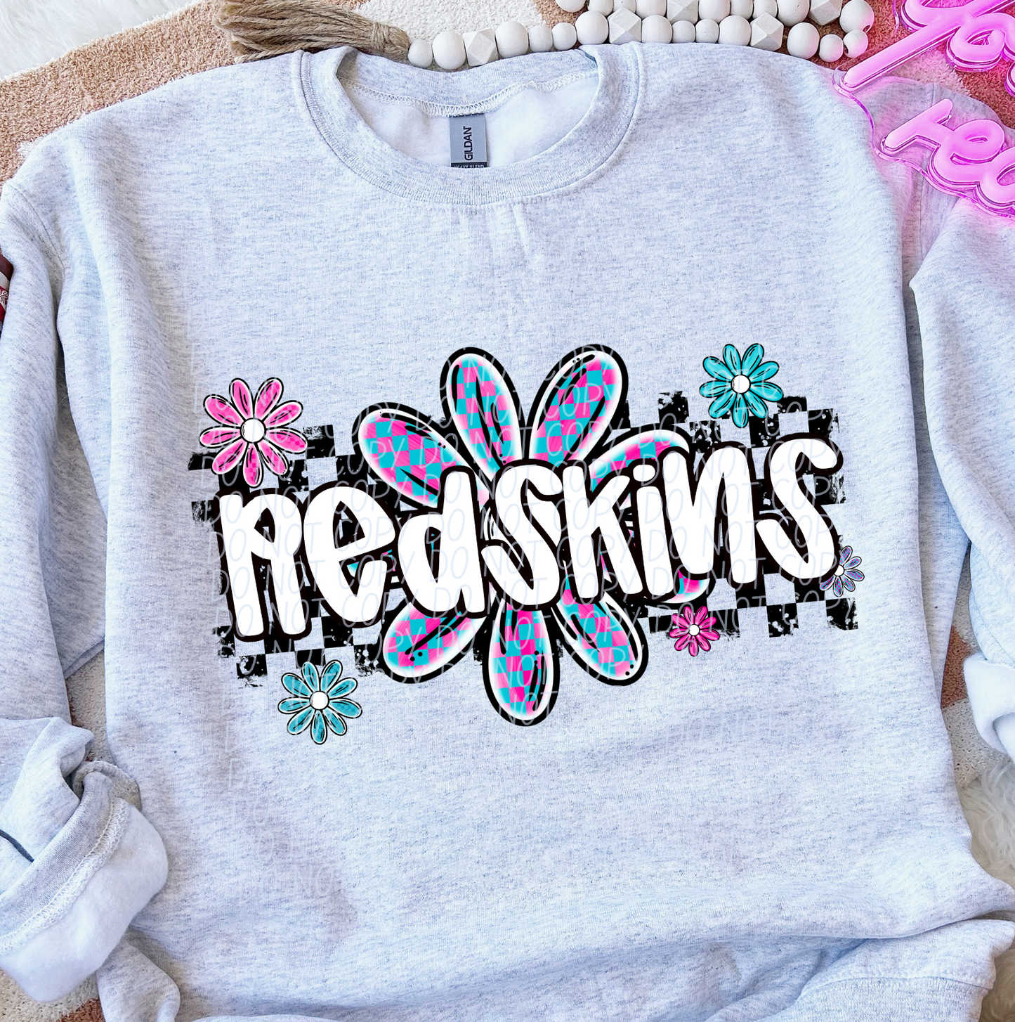 Redskins (checker flower mascots)