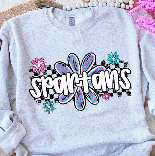 Spartans (checker flower mascots)