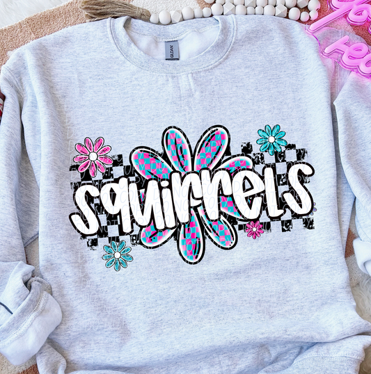 Squirrels (checker flower mascots)
