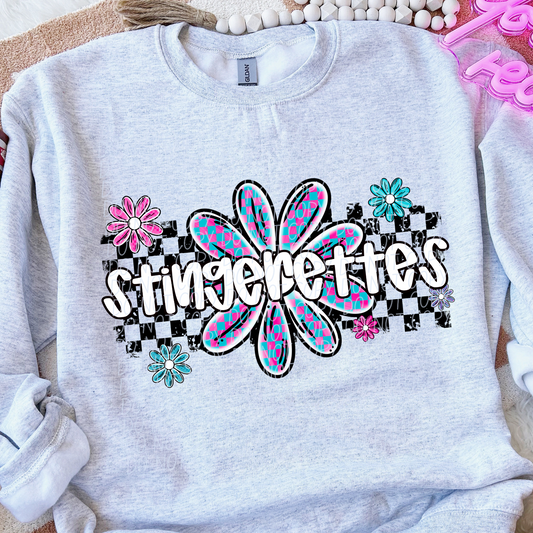 Stingerettes (checker flower mascots)