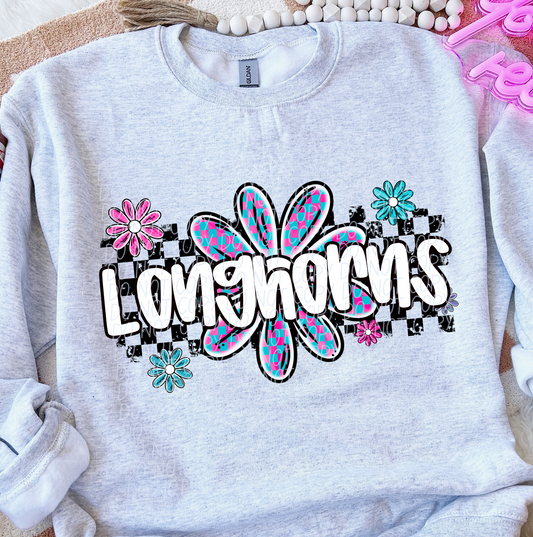 Longhorns (checker flower mascots)