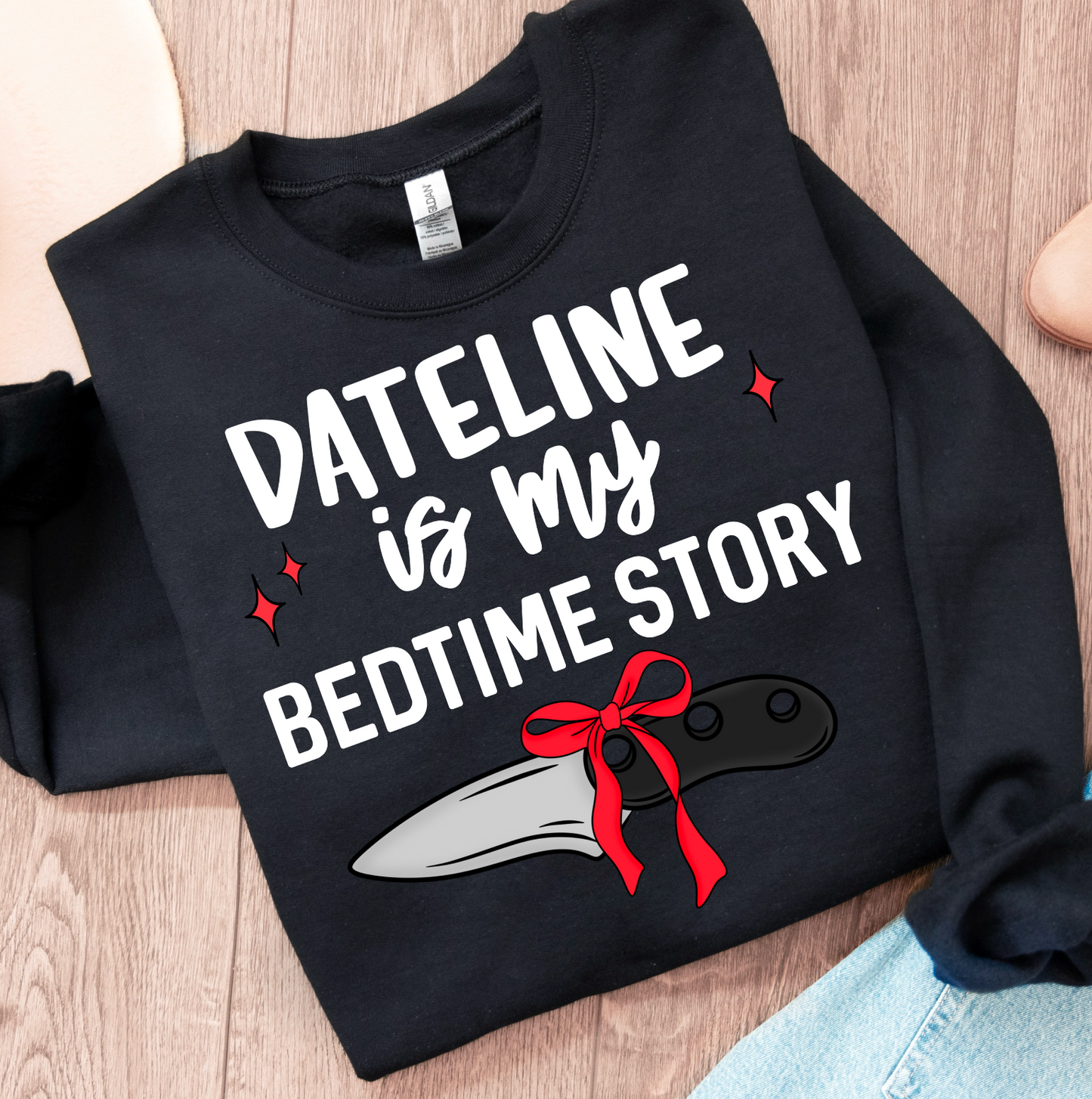Dateline is my bedtime story (white)