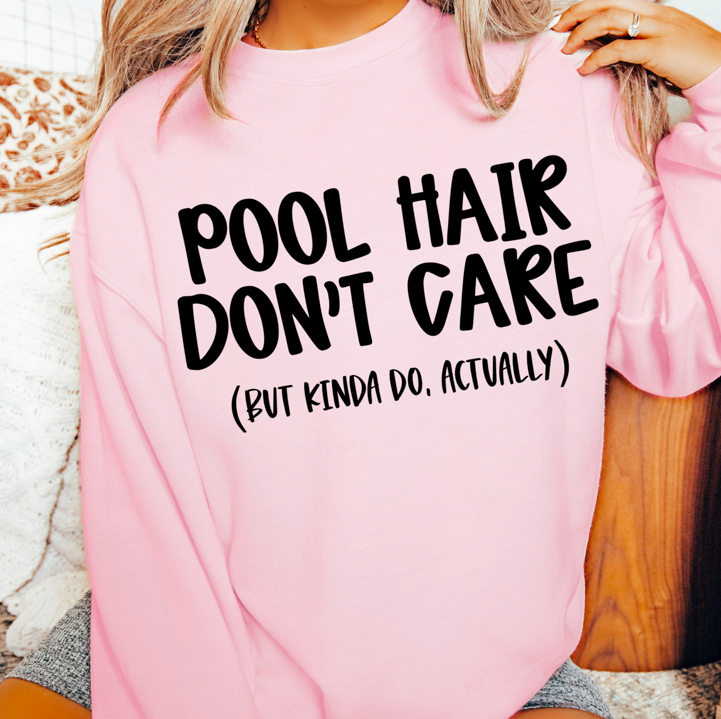 Pool hair don't care (black)