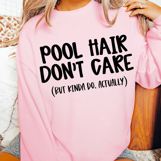Pool hair don't care (black)