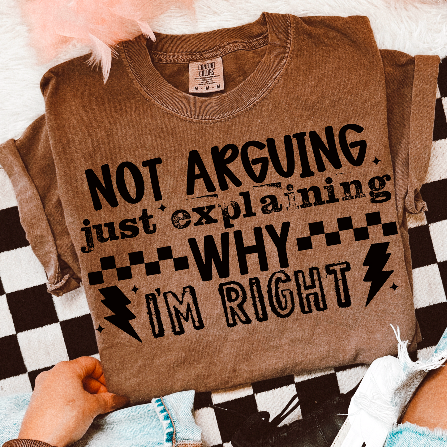 Not arguing just explaining why i'm right (black)