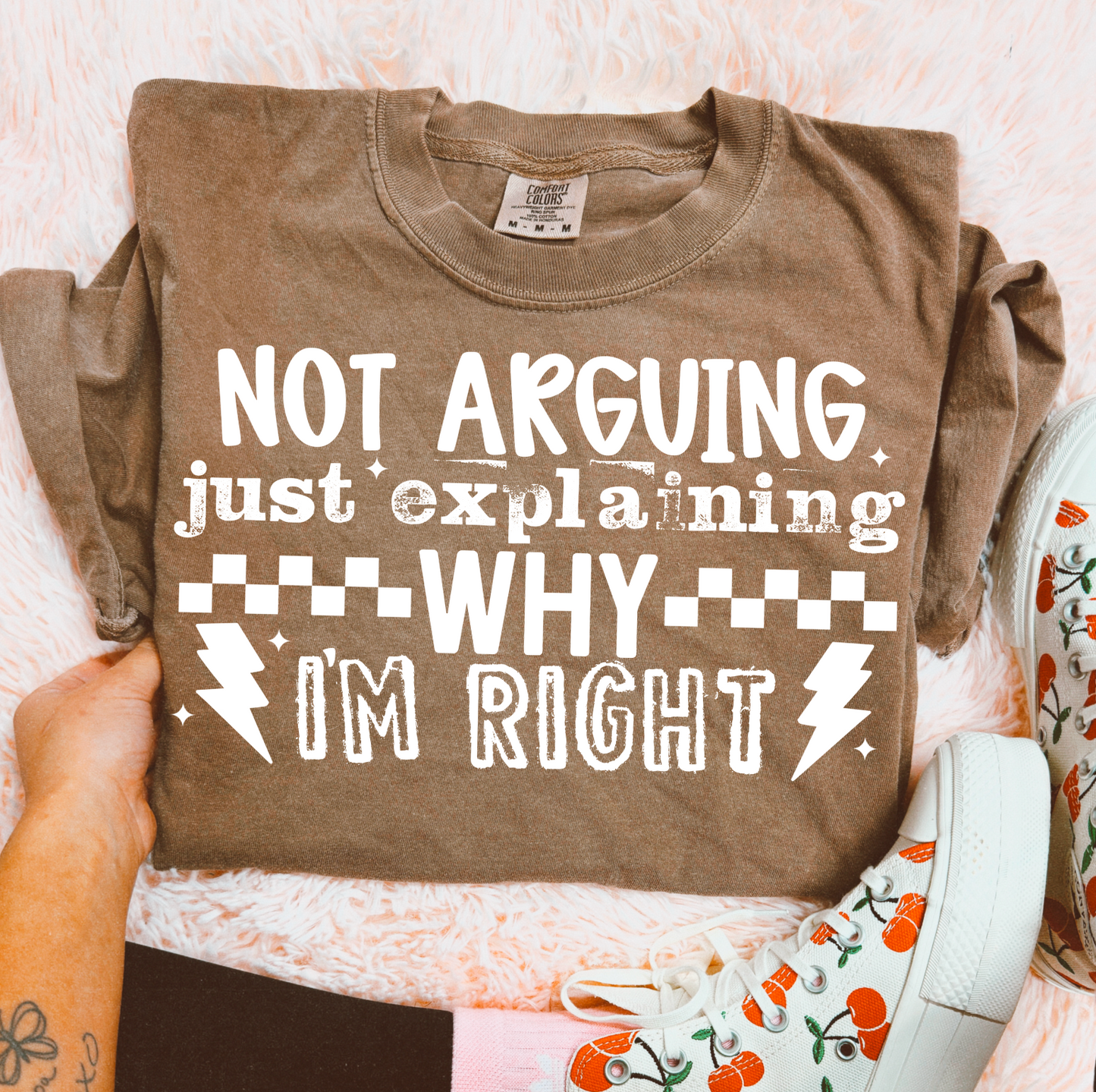 Not arguing just explaining why i'm right (white)