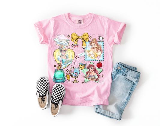 Princess back to school collage