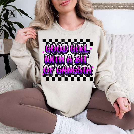 Good Girl With A Bit Of Gangsta Checkered