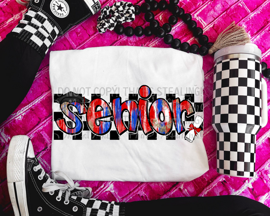 Senior Red and Blue