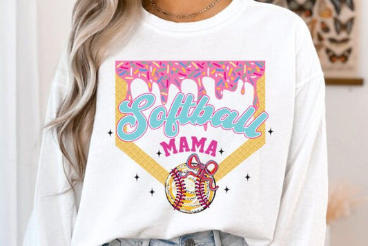 Softball Mama Drip Cone Homeplate
