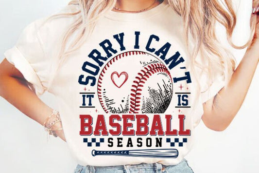 Sorry I Cant Its Baseball Season