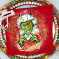 Splatter Grinch Glitter