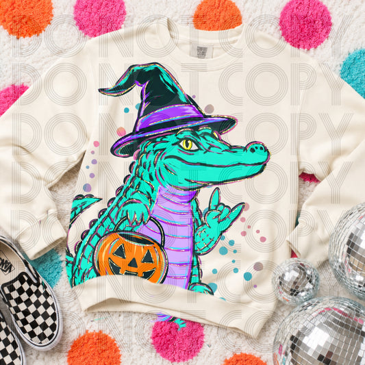 Spooky Delulu Spooky Crocodile