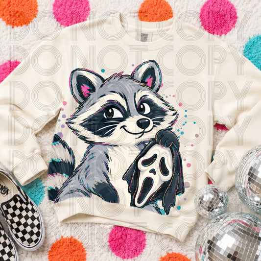 Spooky Delulu Spooky Racoon