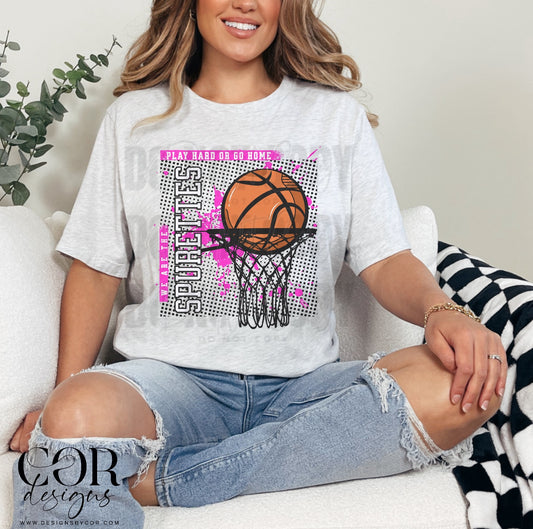 Play Hard Or Go Home Spurettes Pink
