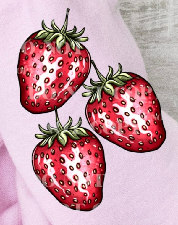 Strawberry Milkshake Club SLEEVE - DTF Transfer