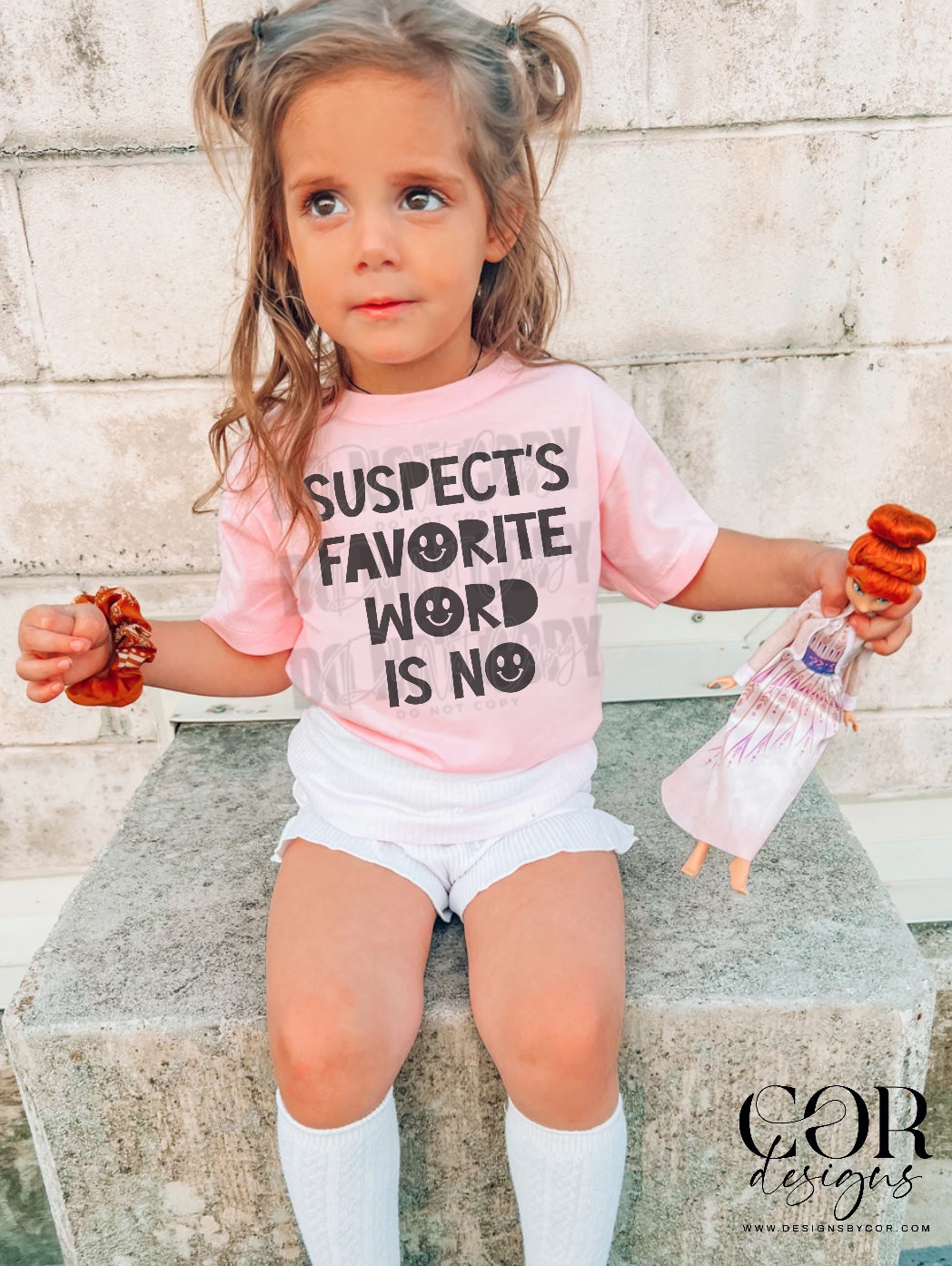 Suspect's favorite word is no