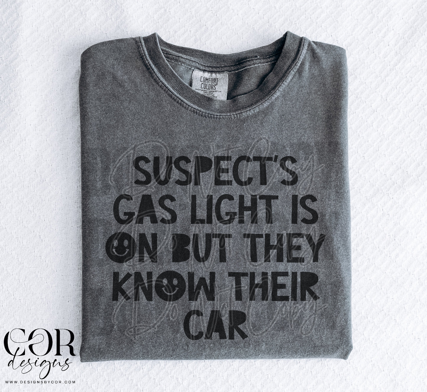 Suspects Gas Light Is On But They Know Their Car