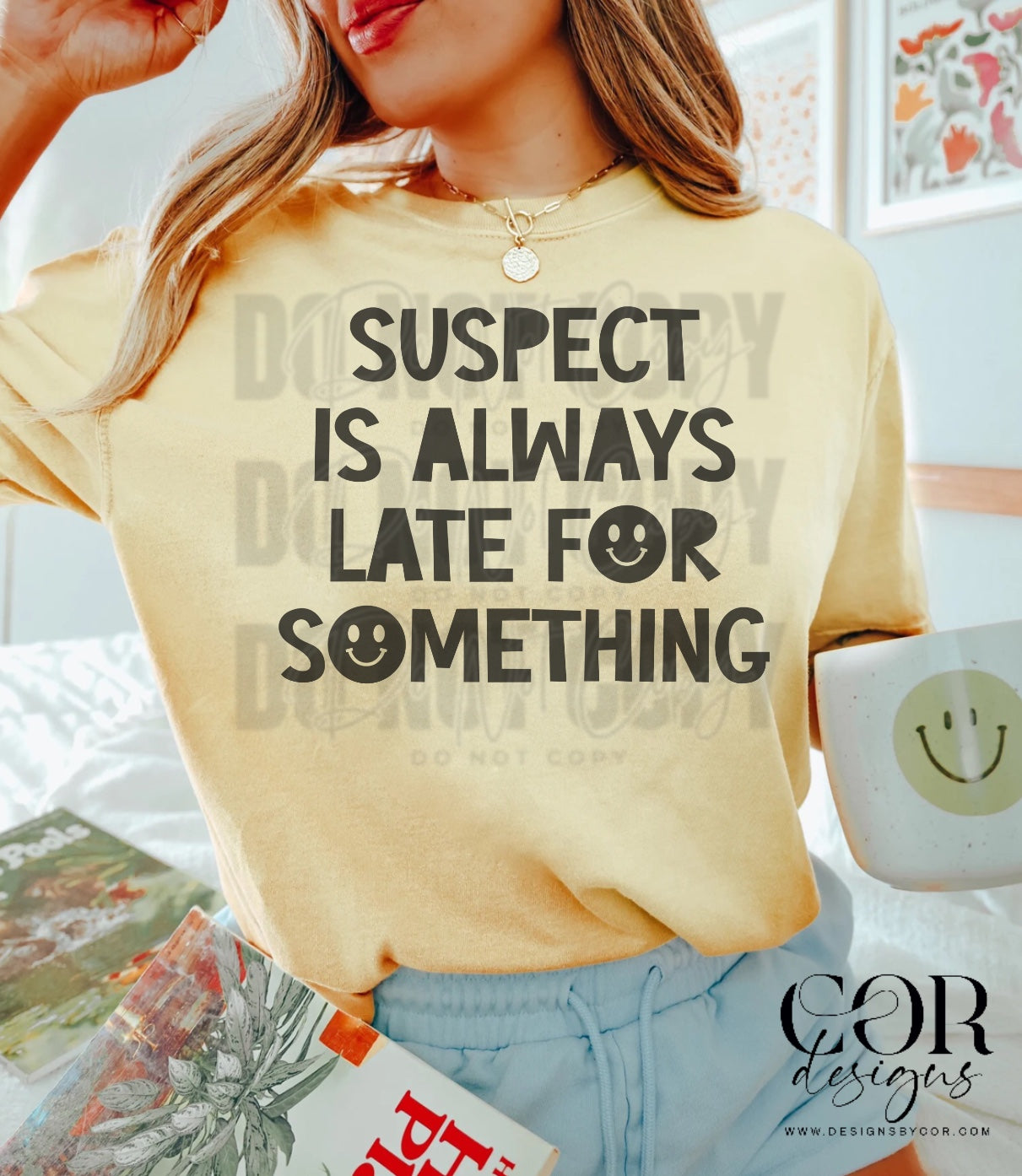 Suspect Is Always Late For Something