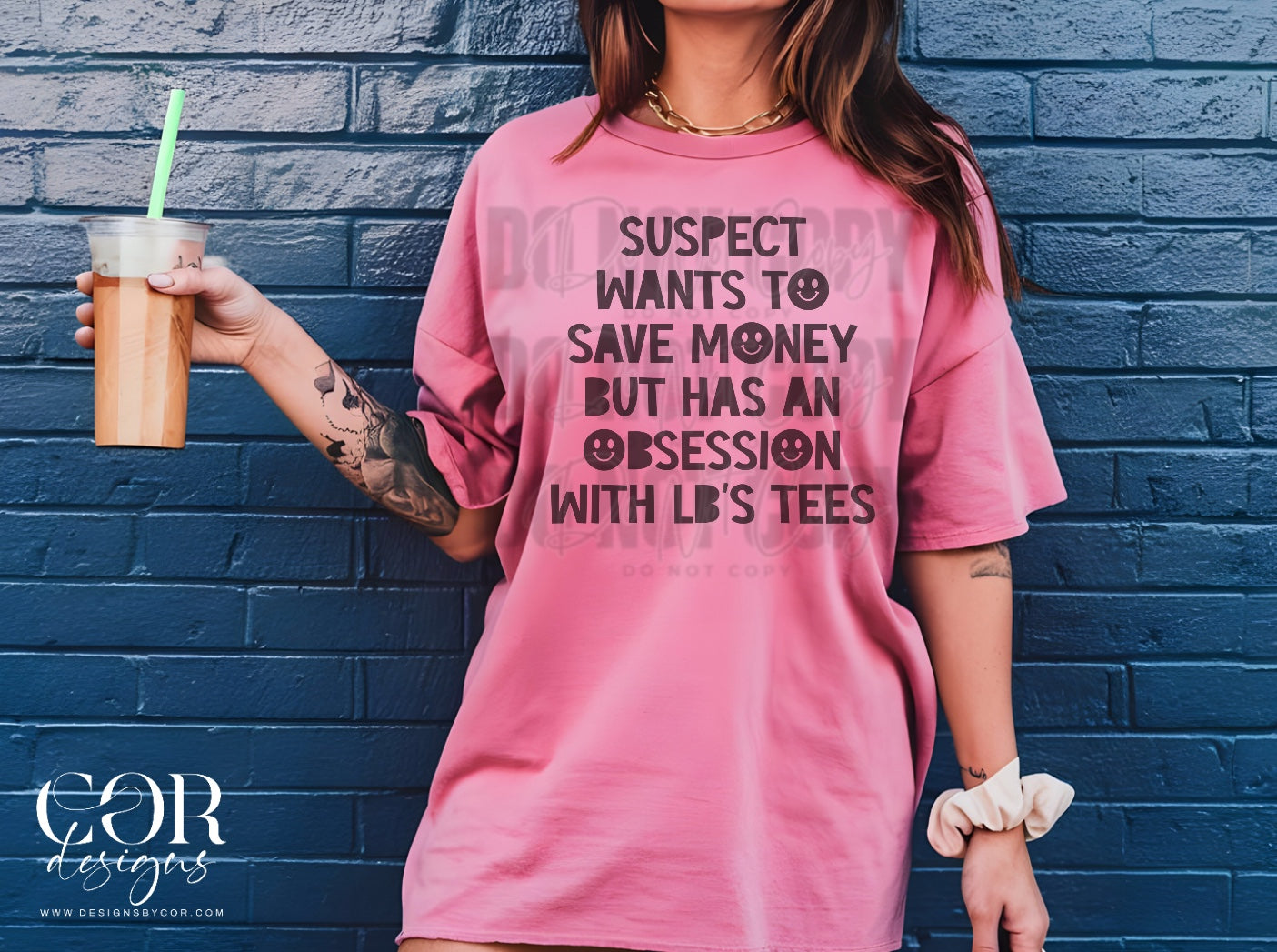 Suspect wants to save money but has an obsession with LB's tees