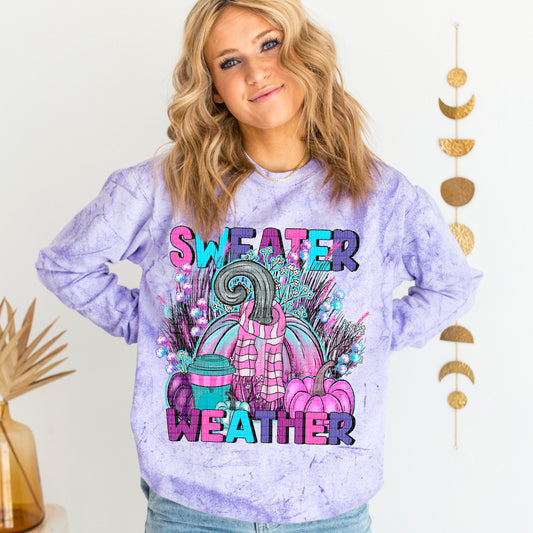 Sweater Weather – Pink/Purple