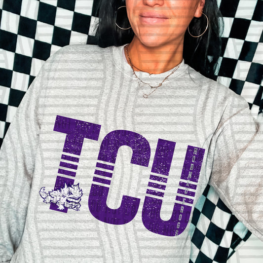 College Lined - TCU Horned Frogs